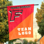 Stags vs Custom Team House Divided Flag, NCAA Custom Flag