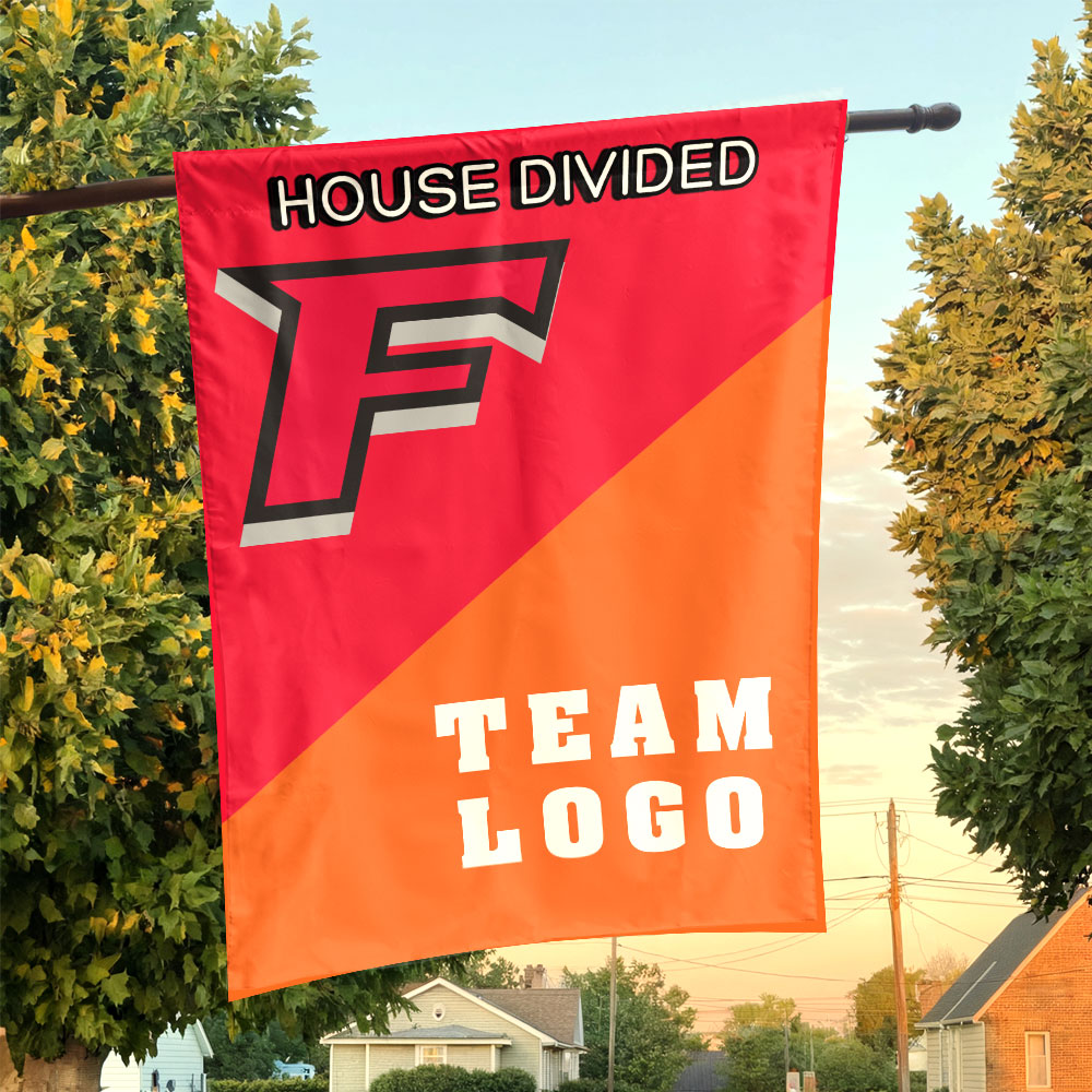 Stags vs Custom Team House Divided Flag, NCAA Custom Flag Stags vs Custom Team House Divided Flag, NCAA Custom Flag
