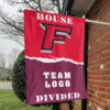 Stags vs Custom Team House Divided Flag, NCAA House Flag 1 Stags vs Custom Team House Divided Flag, NCAA House Flag