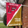 Stags vs Custom Team House Divided Flag, NCAA Rivalry Flag 1 Stags vs Custom Team House Divided Flag, NCAA Rivalry Flag