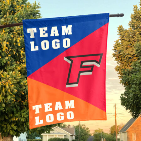 Stags vs Custom Team House Divided Flag, NCAA Spirit Flag