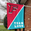 Stags vs Custom Team House Divided Flag, NCAA Split Flag 1 Stags vs Custom Team House Divided Flag, NCAA Split Flag