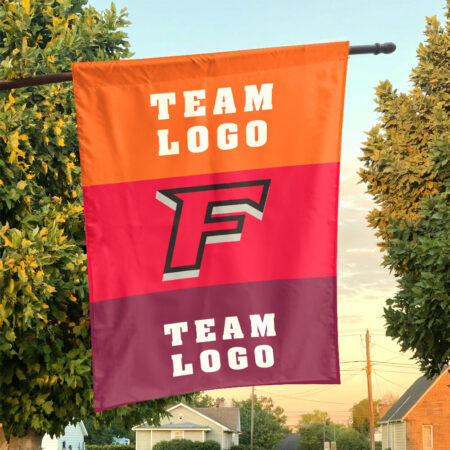 Stags vs Custom Team House Divided Flag, NCAA Two Team Flag