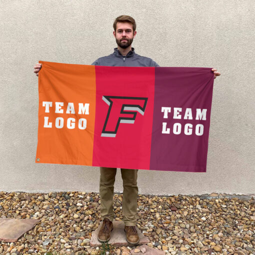 Stags vs Custom Team House Divided Flag, NCAA Two Team Flag Stags vs Custom Team House Divided Flag, NCAA Two Team Flag