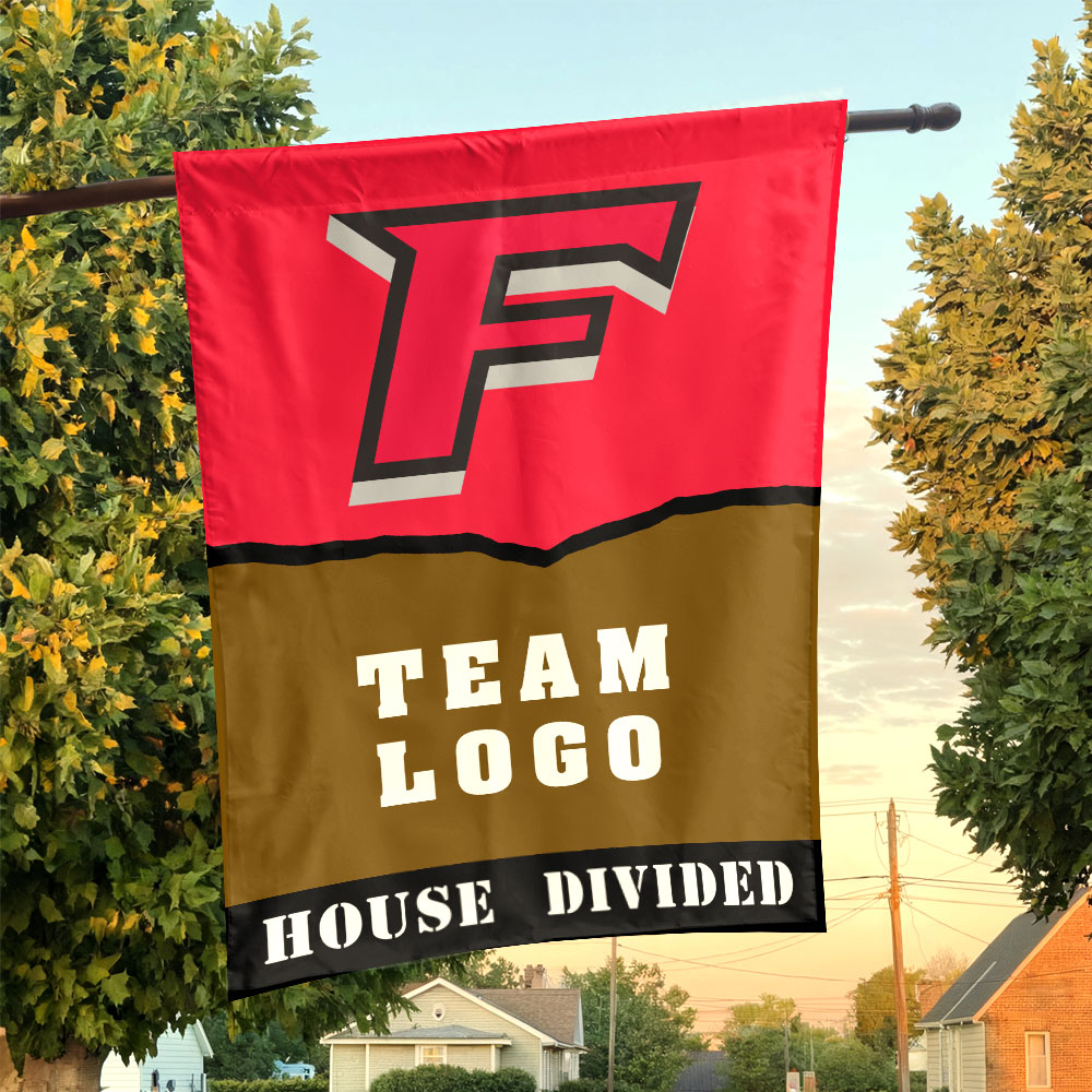 Stags vs Custom Team House Divided Flag, Personalized House Flag Stags vs Custom Team House Divided Flag, Personalized House Flag