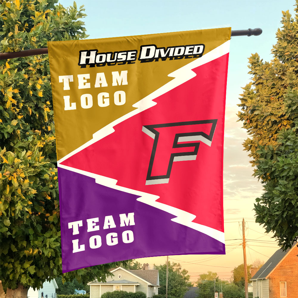 Stags vs Custom Team House Divided Flag, Personalized Spirit Flag Stags vs Custom Team House Divided Flag, Personalized Spirit Flag