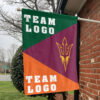 Sun Devils vs Custom Team House Divided Flag, Custom College Flag 1 Sun Devils vs Custom Team House Divided Flag, Custom College Flag