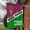 Sun Devils vs Custom Team House Divided Flag, Custom House Flag 1 Sun Devils vs Custom Team House Divided Flag, Custom House Flag