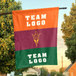 Sun Devils vs Custom Team House Divided Flag, Custom NCAA Flag