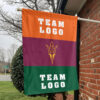 Sun Devils vs Custom Team House Divided Flag, Custom NCAA Flag 1 Sun Devils vs Custom Team House Divided Flag, Custom NCAA Flag