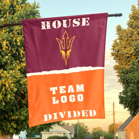 Sun Devils vs Custom Team House Divided Flag, Custom Spirit Flag
