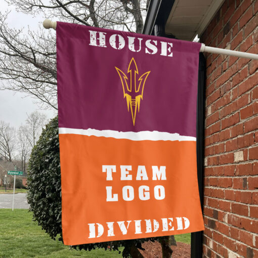 Sun Devils vs Custom Team House Divided Flag, Custom Spirit Flag