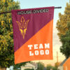 Sun Devils vs Custom Team House Divided Flag, Custom Split Flag