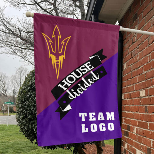 Sun Devils vs Custom Team House Divided Flag, Custom Team Flag