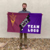 Sun Devils vs Custom Team House Divided Flag, Custom Team Flag