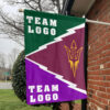 Sun Devils vs Custom Team House Divided Flag, NCAA College Flag