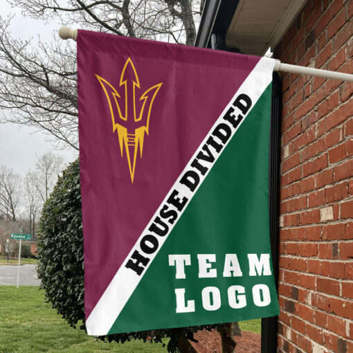 Sun Devils vs Custom Team House Divided Flag, NCAA Custom Flag