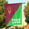 Sun Devils vs Custom Team House Divided Flag, NCAA House Flag