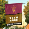 Sun Devils vs Custom Team House Divided Flag, NCAA Rivalry Flag