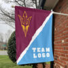 Sun Devils vs Custom Team House Divided Flag, NCAA Spirit Flag