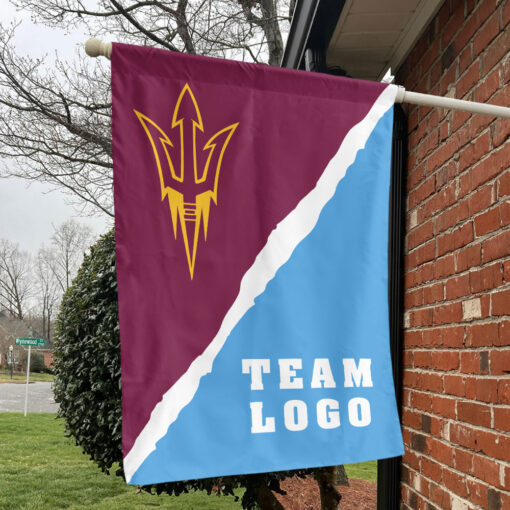 Sun Devils vs Custom Team House Divided Flag, NCAA Spirit Flag