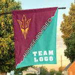 Sun Devils vs Custom Team House Divided Flag, NCAA Split Flag