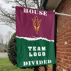 Sun Devils vs Custom Team House Divided Flag, Personalized College Flag