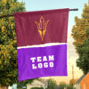 Sun Devils vs Custom Team House Divided Flag, Personalized Spirit Flag