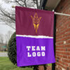 Sun Devils vs Custom Team House Divided Flag, Personalized Spirit Flag