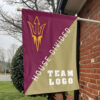 Sun Devils vs Custom Team House Divided Flag, Personalized Team Flag
