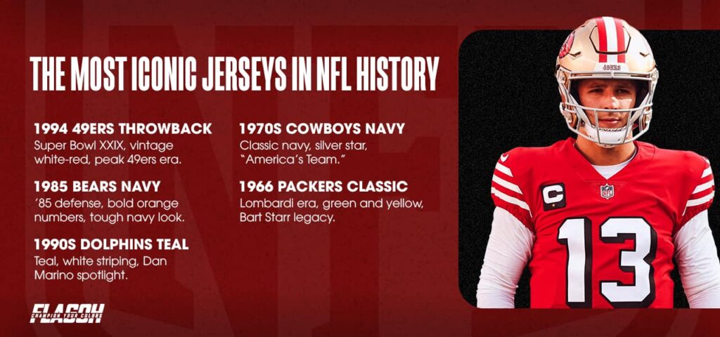 The Most Iconic NFL Jerseys in League History