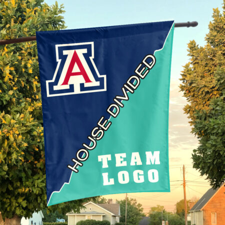 Wildcats vs Custom Team House Divided Flag, College Custom Flag
