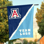 Wildcats vs Custom Team House Divided Flag, Custom College Flag