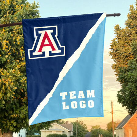 Wildcats vs Custom Team House Divided Flag, Custom College Flag