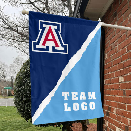Wildcats vs Custom Team House Divided Flag, Custom College Flag