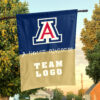 Wildcats vs Custom Team House Divided Flag, Custom House Flag