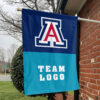 Wildcats vs Custom Team House Divided Flag, Custom NCAA Flag