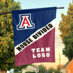 Wildcats vs Custom Team House Divided Flag, Custom Rivalry Flag