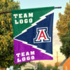 Wildcats vs Custom Team House Divided Flag, Custom Spirit Flag