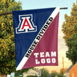 Wildcats vs Custom Team House Divided Flag, Custom Split Flag