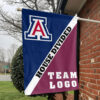 Wildcats vs Custom Team House Divided Flag, Custom Split Flag