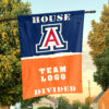 Wildcats vs Custom Team House Divided Flag, NCAA College Flag