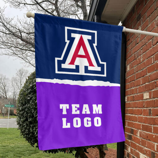 Wildcats vs Custom Team House Divided Flag, Personalized NCAA Flag Wildcats vs Custom Team House Divided Flag, Personalized NCAA Flag