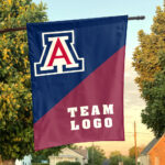 Wildcats vs Custom Team House Divided Flag, Personalized Team Flag
