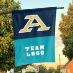 Zips vs Custom Team House Divided Flag, Custom NCAA Flag