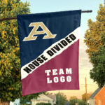 Zips vs Custom Team House Divided Flag, Custom Rivalry Flag