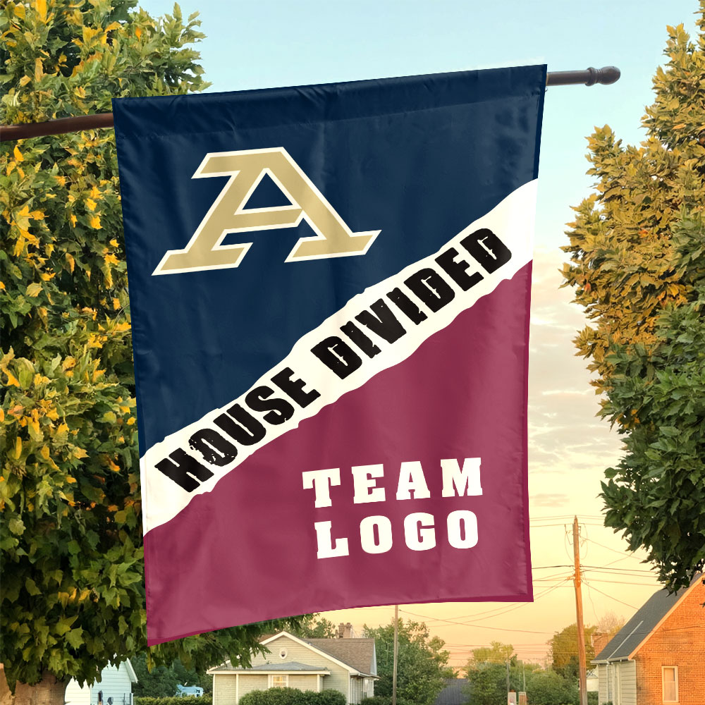 Zips vs Custom Team House Divided Flag, Custom Rivalry Flag Zips vs Custom Team House Divided Flag, Custom Rivalry Flag