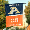 Zips vs Custom Team House Divided Flag, NCAA College Flag