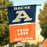 Zips vs Custom Team House Divided Flag, NCAA College Flag