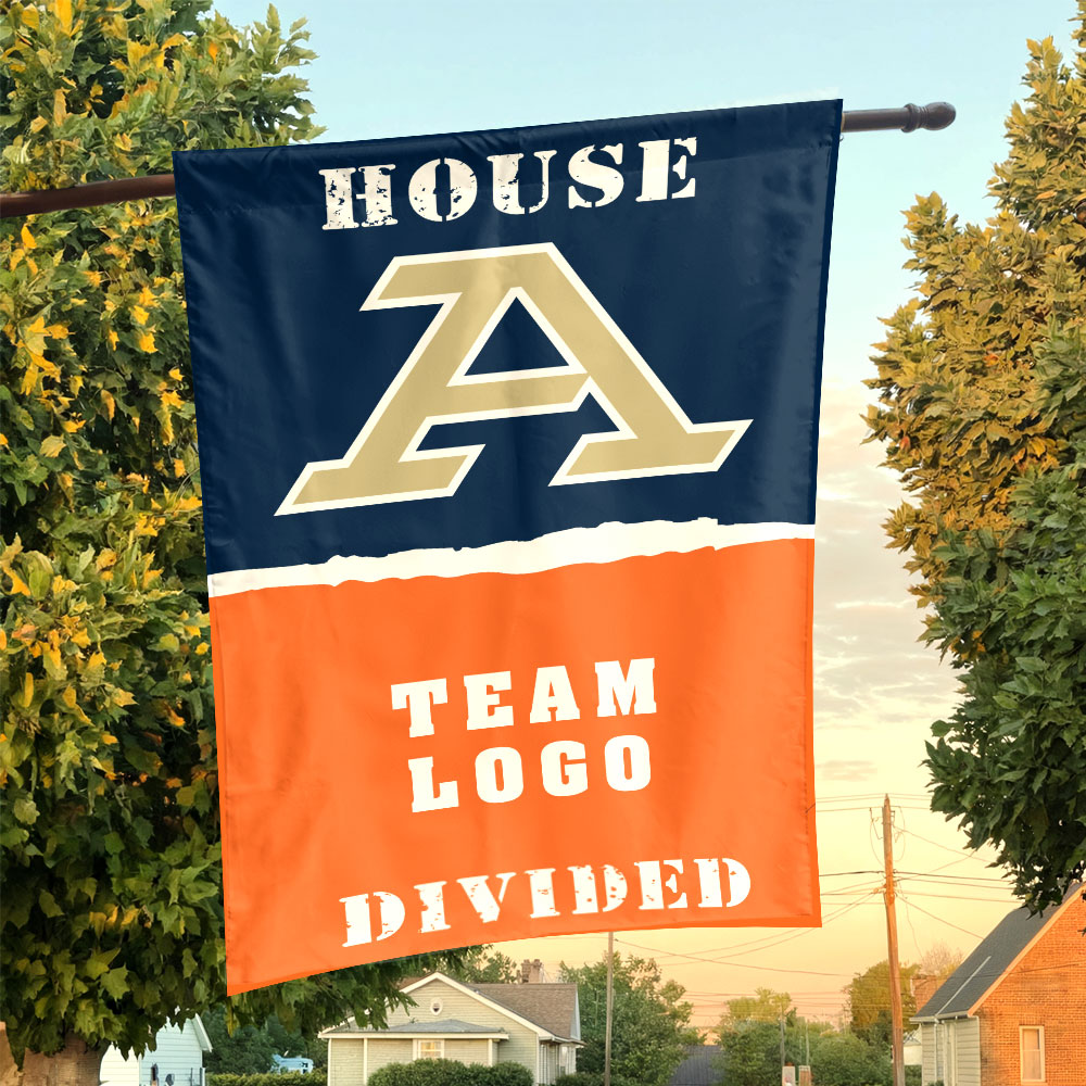 Zips vs Custom Team House Divided Flag, NCAA College Flag Zips vs Custom Team House Divided Flag, NCAA College Flag
